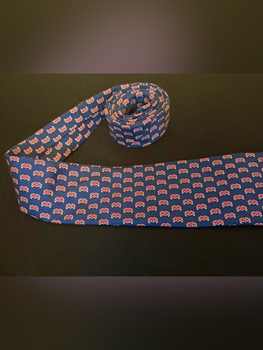 MLB Boston Red Sox Silk Tie Custom Collection Vineyard Vines - Picture 10 of 11